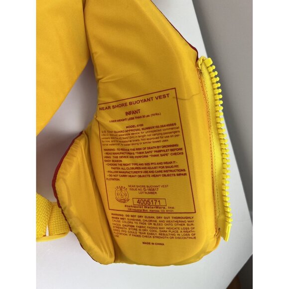 Stohlquist Infant Life Vest {<30lb} - Picture 7 of 9